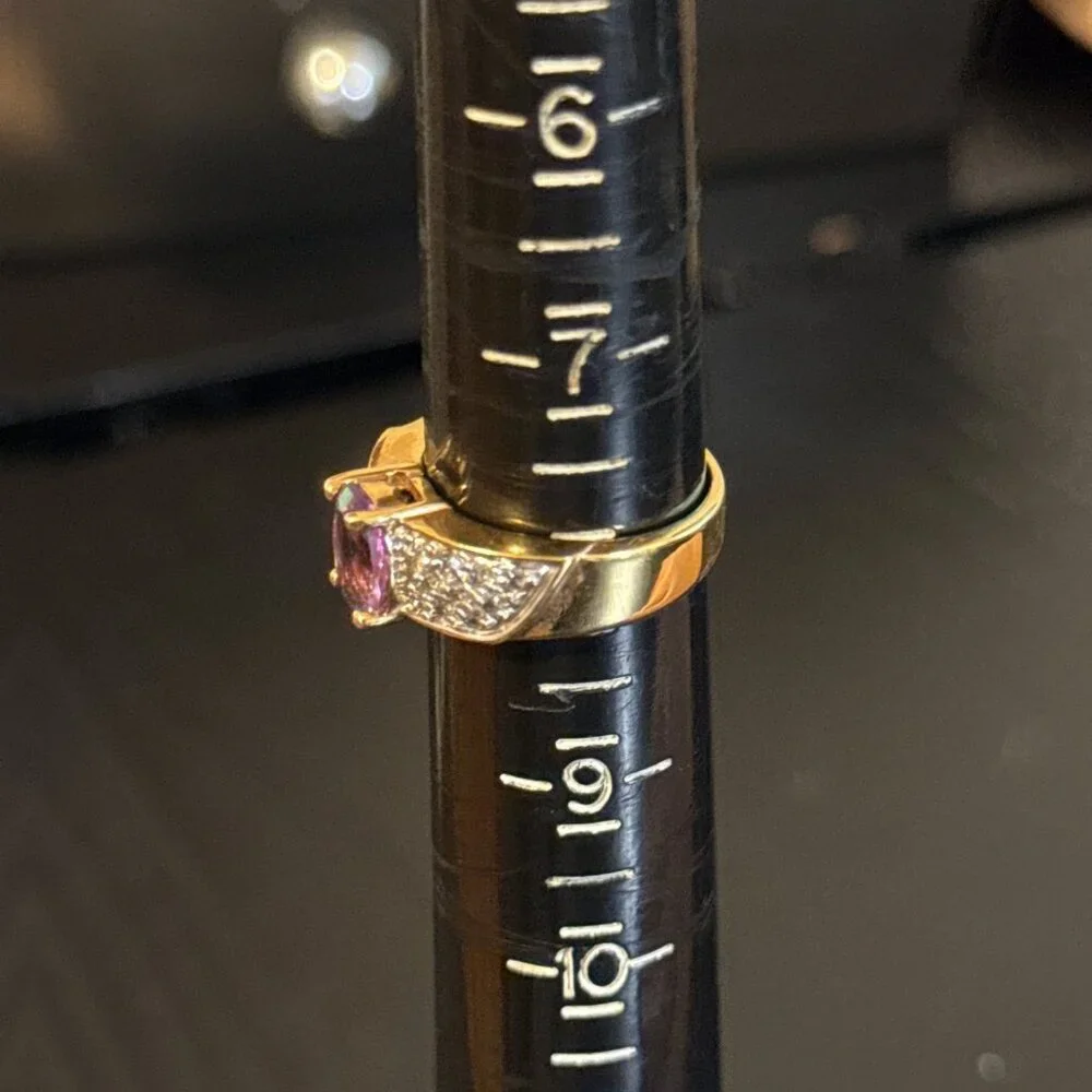 Lovely Amethyst‎ Ring